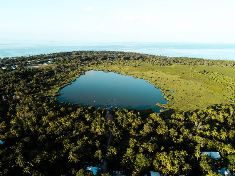 Nature park in the Maldives